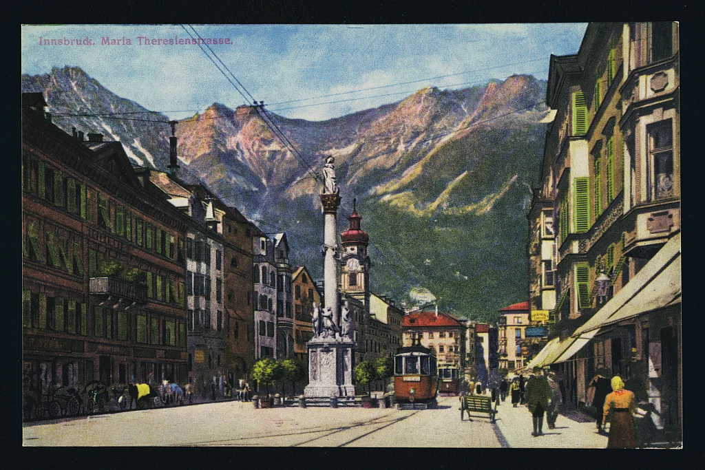 Innsbruck, Maria-Theresien-Straße, ca. 1900