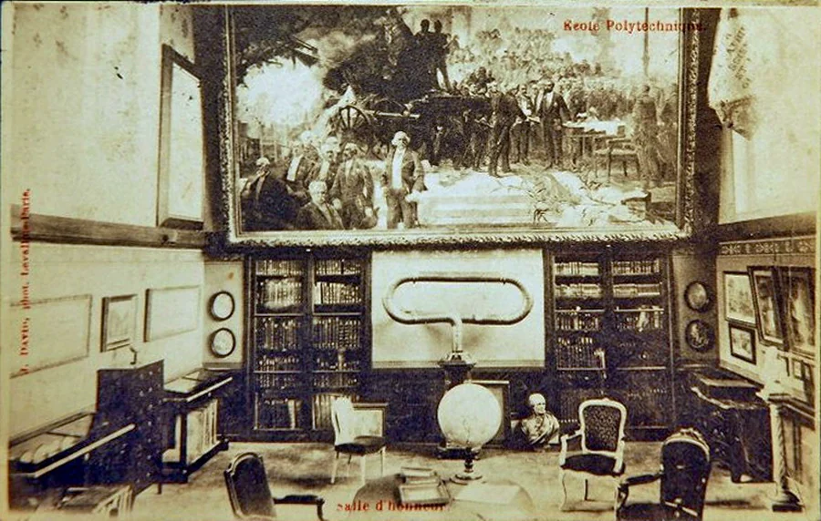 Salle d'Honneur der École Polytechnique, Paris, Postkarte 1904